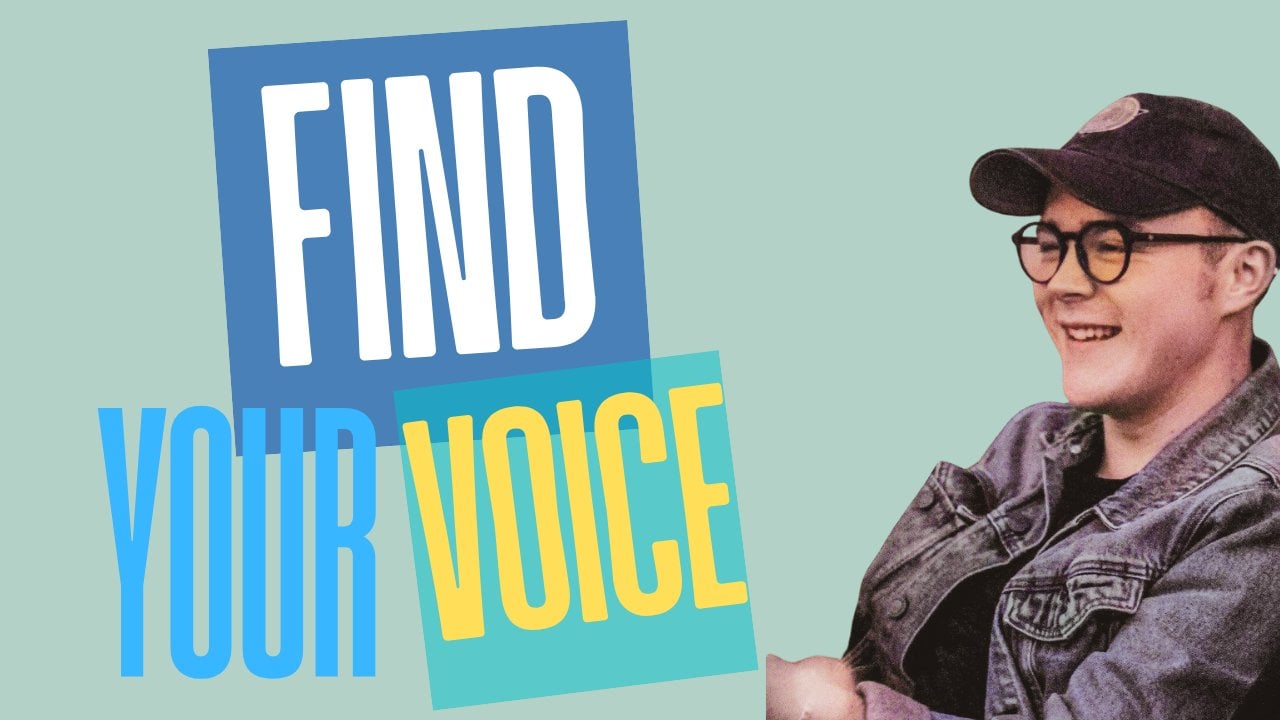 Find Your Voice — Skillshare class cover